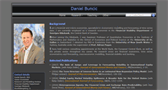 Desktop Screenshot of danielbuncic.com